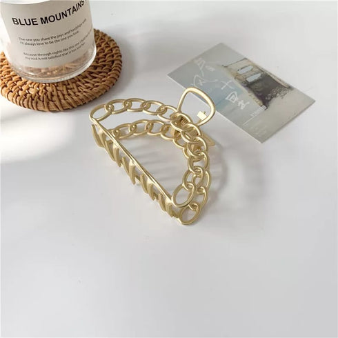 Matte Metal Horsetail Clip